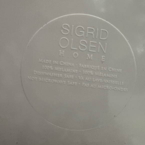 NWT Sigrid Olsen Appetizer Salad Lobster Melamine Plate - Picture 4 of 4